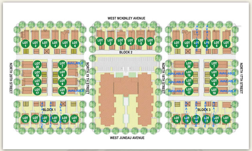 Highland Homes Available Lots